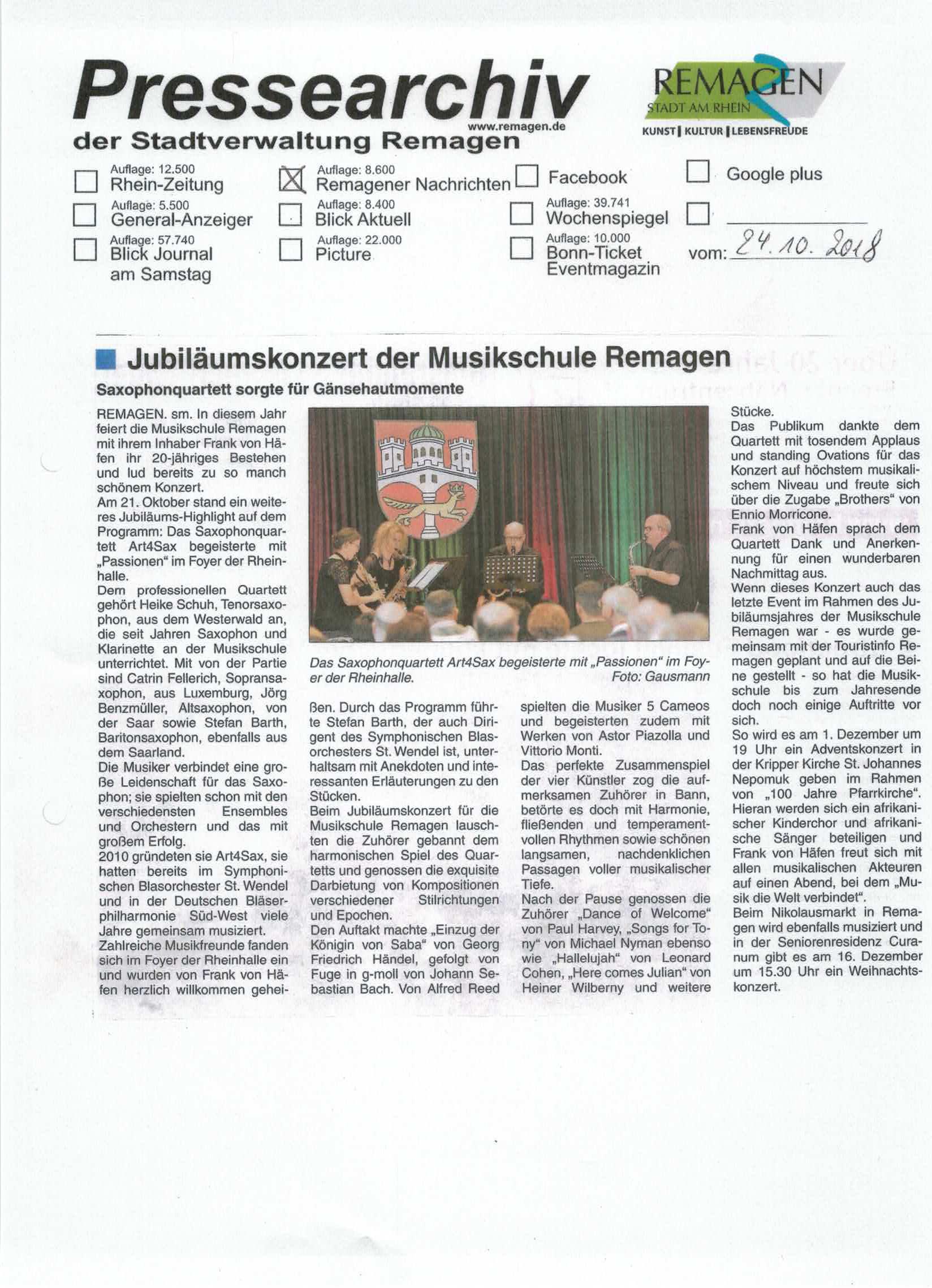 Remagener Nachrichten
